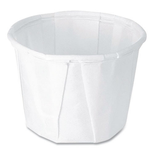 Picture of Paper Portion Cups, ProPlanet Seal, 0.5 oz, White, 250/Bag, 20 Bags/Carton