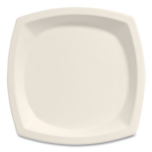 Picture of Bare Eco-Forward Sugarcane Dinnerware, ProPlanet Seal, Plate, 10" dia, Ivory, 125/Pack, 4 Packs/Carton