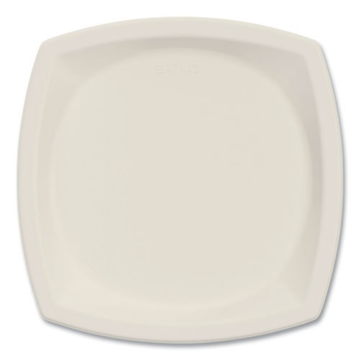 Picture of Bare Eco-Forward Sugarcane Dinnerware, Plate, 10" Dia, Ivory, 125/pack