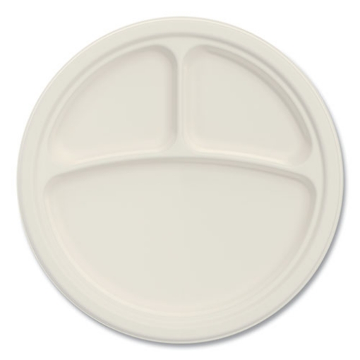 Picture of Bare Eco-Forward Sugarcane Dinnerware, ProPlanet Seal, Platter, 10 x 12.5, Ivory, 500/Carton