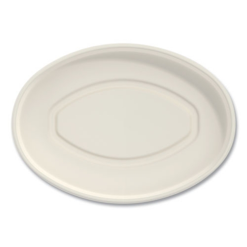 Picture of Bare Eco-Forward Sugarcane Dinnerware, ProPlanet Seal, Burrito Bowl, 28 oz, 6.7 x 9.3, Ivory, 300/Carton