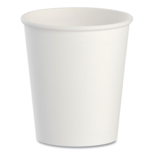 Picture of White Paper Water Cups, ProPlanet Seal, 3 oz, 100/Bag, 50 Bags/Carton