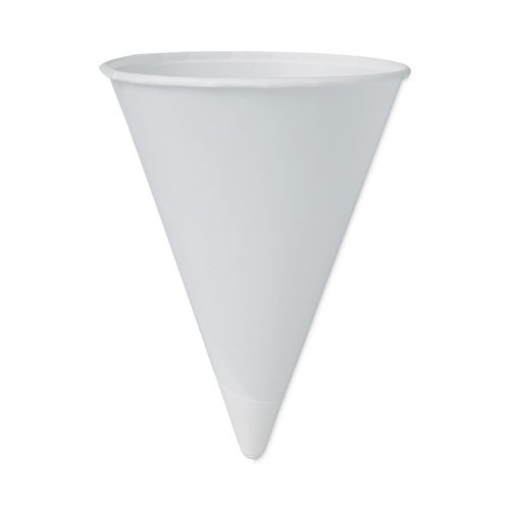 Picture of Cone Water Cups, Cold, Paper, 4 Oz, White, 200/pack