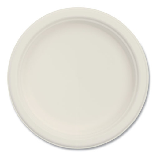 Picture of Bare Eco-Forward Sugarcane Dinnerware, ProPlanet Seal, Plate, 6" dia, Ivory, 1,000/Carton