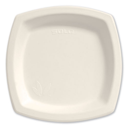 Picture of Bare Eco-Forward Sugarcane Dinnerware, ProPlanet Seal, Plate, 8.3" dia, Ivory, 125/Pack