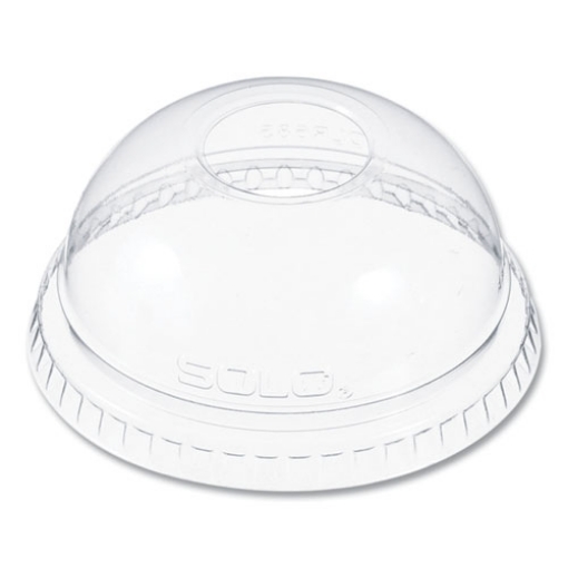 Picture of Plastic Dome Lid, Fits 7 oz Foam Cups, Clear, 2,500/Carton