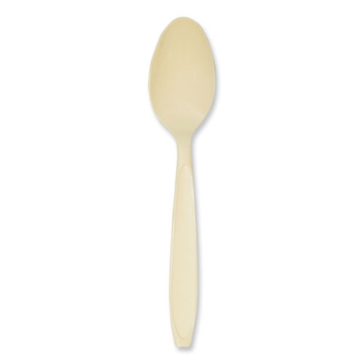 Picture of Impress Heavyweight Full-Length Polystyrene Cutlery, Teaspoon, Champagne, 1,000/Carton