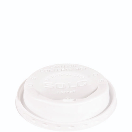 Picture of The Gourmet Lid Hot Cup Lids for Trophy Plus, Fits 12 oz to 20 oz, White, 1,500/Carton