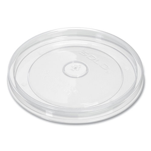 Picture of Polypropylene Vented Food Container Lids, Recessed, For 32 oz Containers, Clear, 1,000/Carton