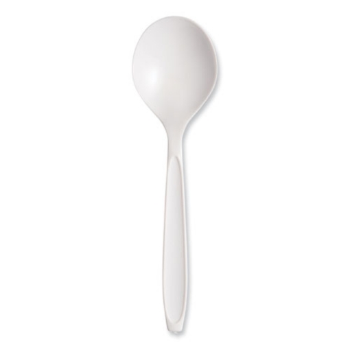 Picture of Reliance Mediumweight Cutlery, Soup Spoon, White, 1,000/Carton