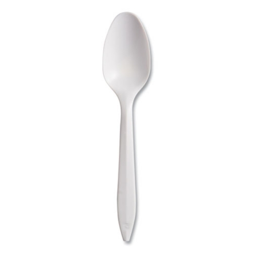 Picture of Regal Mediumweight Cutlery, Full-Size, Teaspoon, White, 1000/Carton