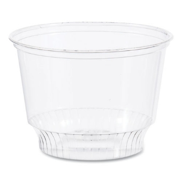 Picture of Sundae Cups, Clear, Plastic, 8 oz, 50/Bag, 20 Bag/Carton