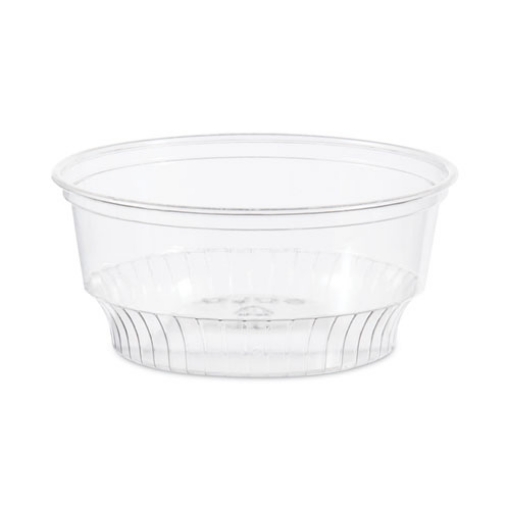 Picture of SoloServe Dome Cup Lids, Fits 5 oz to 8 oz Containers, Clear, 50/Pack 20 Packs/Carton