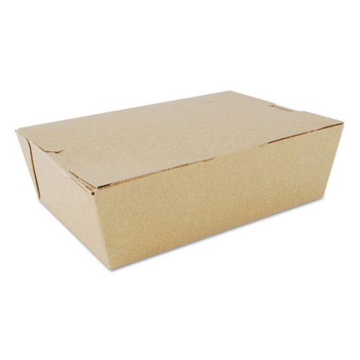 Picture of ChampPak Carryout Boxes, #3, 7.75 x 5.5 x 2.5, Kraft, Paper, 200/Carton