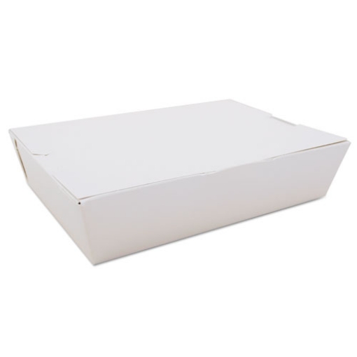 Picture of ChampPak Carryout Boxes, #2, 7.75 x 5.5 x 1.88, White, Paper, 200/Carton