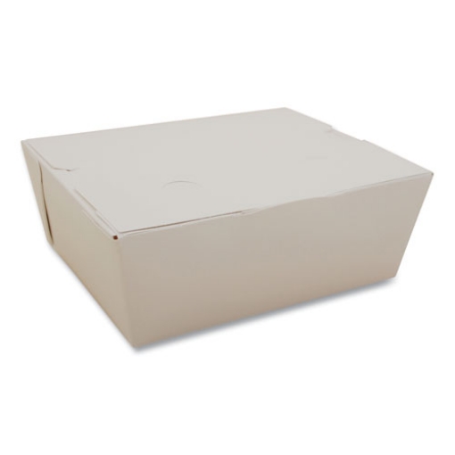 Picture of ChampPak Carryout Boxes, 6 x 4.75 x 2.5, White, Paper, 300/Carton