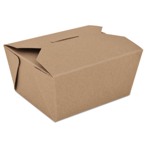 Picture of ChampPak Retro Carryout Boxes, #1, 4.38 x 3.5 x 2.5, Kraft, Paper, 450/Carton