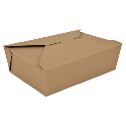 Picture of ChampPak Retro Carryout Boxes, #3, 7.75 x 5.5 x 2.5, Kraft, Paper, 200/Carton