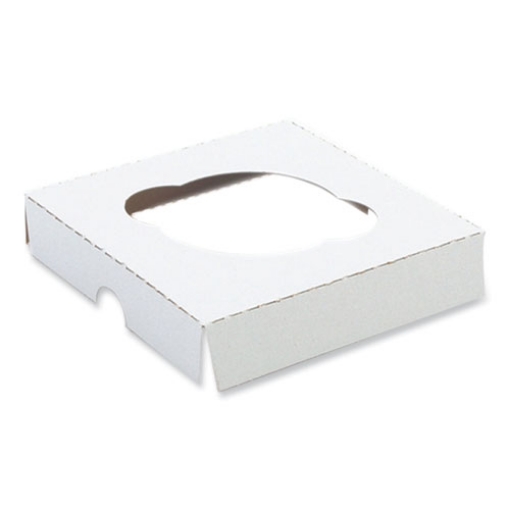 Picture of Cupcake Holder Inserts, 1-Cupcake Holder, 4.38 x 4.38 x 0.88, White/Kraft, Paper, 200/Bundle