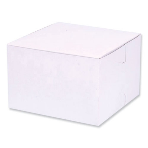 Picture of Bakery Boxes, Standard, 6 X 6 X 4, White, Paper, 250/carton