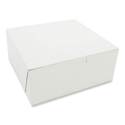 Picture of Bakery Boxes, Standard, 7 X 7 X 3, White, Paper, 250/carton