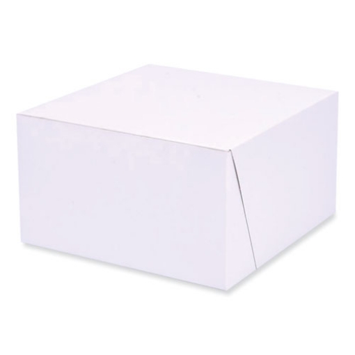 Picture of Bakery Boxes, Standard, 7 X 7 X 4, White, Paper, 250/carton