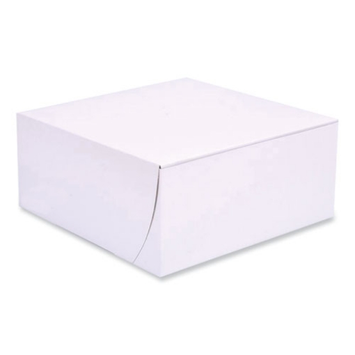 Picture of Bakery Boxes, Standard, 9 X 9 X 4, White, Paper, 200/carton