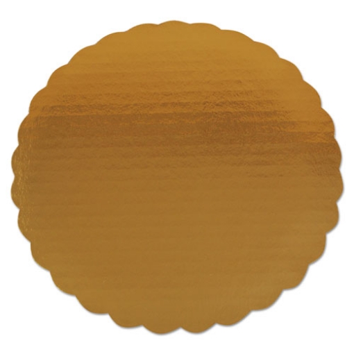 Picture of Gold Cake Circles, Single Wall Construction, 9" Diameter, Gold, Paper, 200/Carton