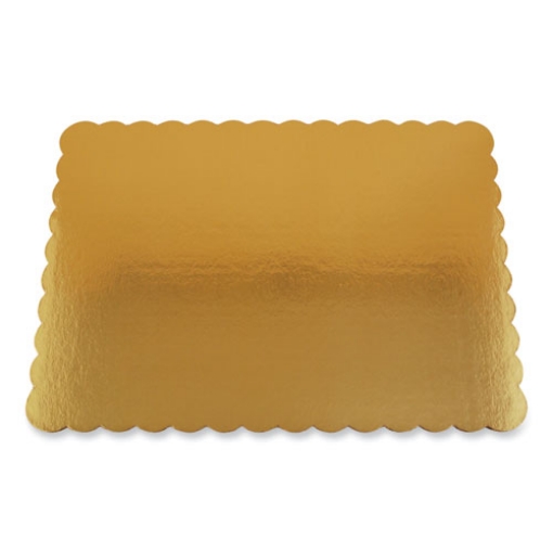 Picture of Gold Cake Pads, 14 x 10, Gold, Paper, 50/Carton