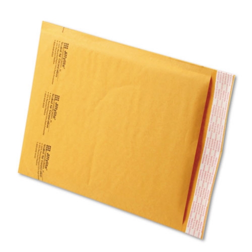 Picture of Jiffylite Self-Seal Bubble Mailer, #2, Barrier Bubble Air Cell Cushion, Self-Adhesive Closure, 8.5 x 12, Brown Kraft, 100/CT