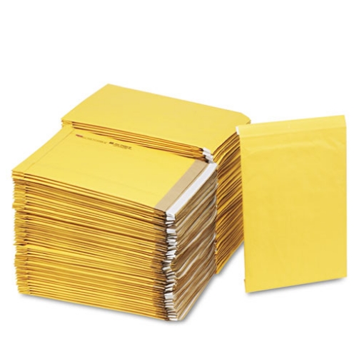 Picture of Jiffy Padded Mailer, #5, Paper Padding, Self-Adhesive Closure, 10.5 x 16, Golden Kraft, 100/Carton