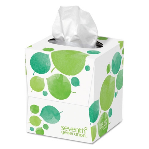 Picture of 100% Recycled Facial Tissue, 2-Ply, White, 85 Sheets/box
