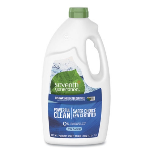 Picture of Natural Automatic Dishwasher Gel, Free And Clear/unscented, 42 Oz Bottle, 6/carton