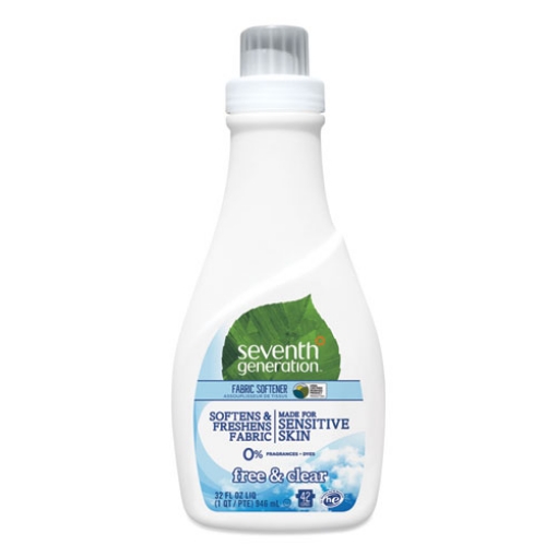 Picture of Natural Liquid Fabric Softener, Free And Clear/unscented 32 Oz Bottle