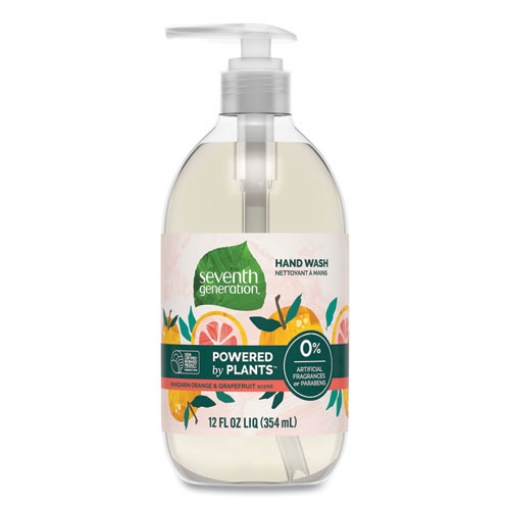 Picture of Natural Hand Wash, Mandarin Orange And Grapefruit, 12 Oz Pump Bottle, 8/carton