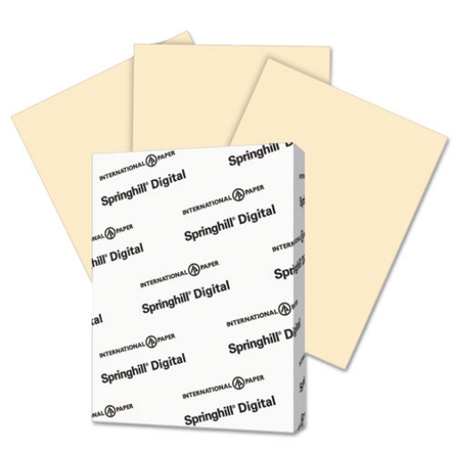 Picture of Digital Index Color Card Stock, 110 lb Index Weight, 8.5 x 11, Ivory, 250/Pack