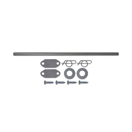 Picture of Mega BRUTE Waste Collector Replacement Axle Kit, Silver