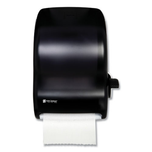 Picture of Lever Roll Towel Dispenser, Classic, 12.94 X 9.25 X 16.5, Transparent Black Pearl