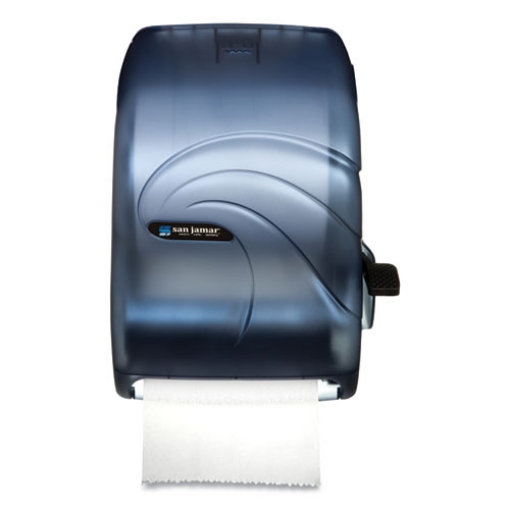 Picture of Lever Roll Towel Dispenser, Oceans, 12.94 X 9.25 X 16.5, Arctic Blue