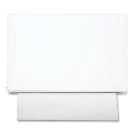 Picture of Singlefold Paper Towel Dispenser, 10.75 X 6 X 7.5, White