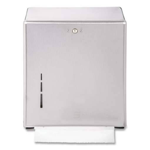 Picture of C-Fold/multifold Towel Dispenser, 11.38 X 4 X 14.75, Stainless Steel