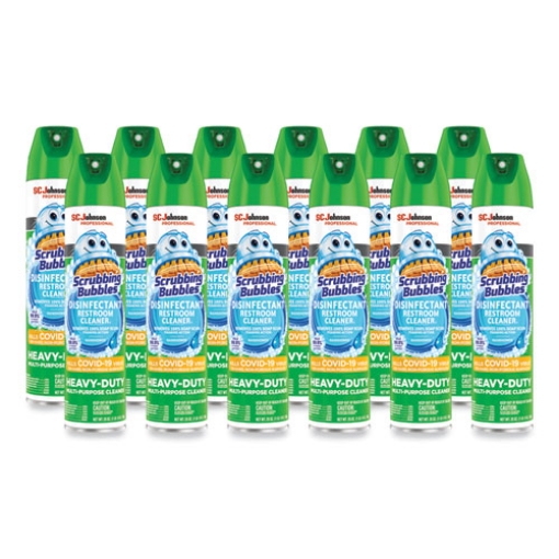 Picture of Disinfectant Restroom Cleaner Ii, Rain Shower Scent, 25 Oz Aerosol Spray, 12/carton