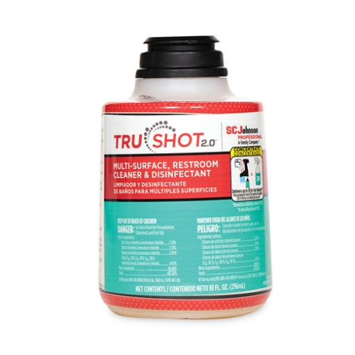 Picture of TruShot 2.0 Disinfectant Multisurface Cleaner, Clean Fresh Scent,10 oz Cartridge, 4/Carton