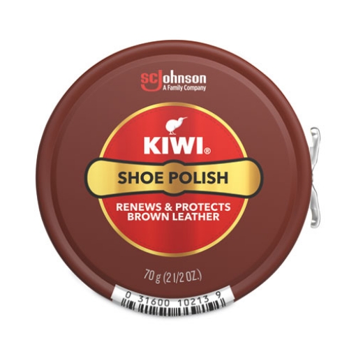 Picture of Giant Shoe Polish, Brown, 2.5 Oz, 72/carton