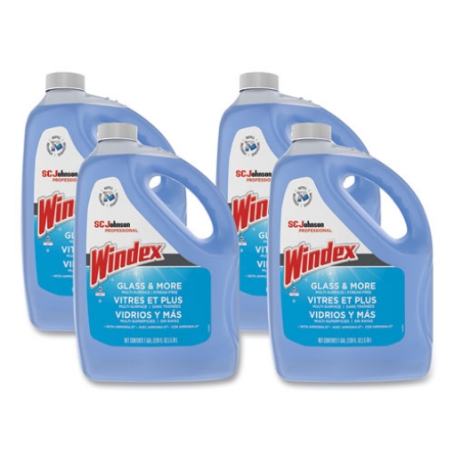 Picture of Glass Cleaner With Ammonia-D, 1 Gal Bottle, 4/carton