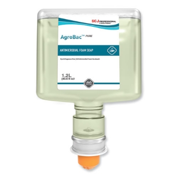 Picture of AgroBac Pure Foam Wash Touch Free Cartridge, Unscented, 1.2 L Refill, 3/Carton