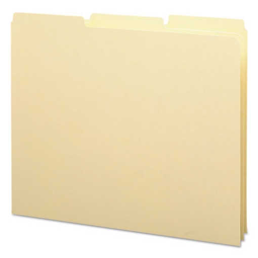 Picture of Recycled Blank Top Tab File Guides, 1/3-Cut Top Tab, Blank, 8.5 X 11, Manila, 100/box