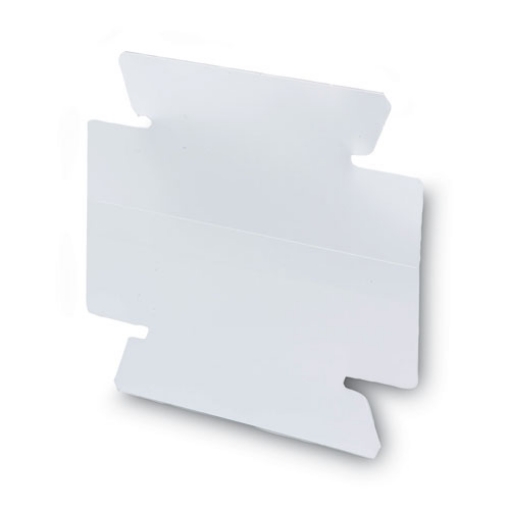 Picture of Viewables Hanging Folder Tabs and Labels, Quick-Fold Tabs with Labels, 1/3-Cut, White, 3.5" Wide, 45/Pack