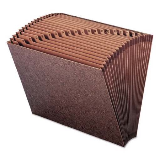 Picture of TUFF Expanding Open-Top Stadium File, 21 Sections, 1/21-Cut Tabs, Letter Size, Redrope