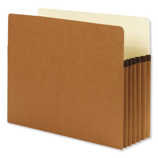 Picture of Redrope Drop Front File Pockets, 5.25" Expansion, Letter Size, Redrope, 10/box